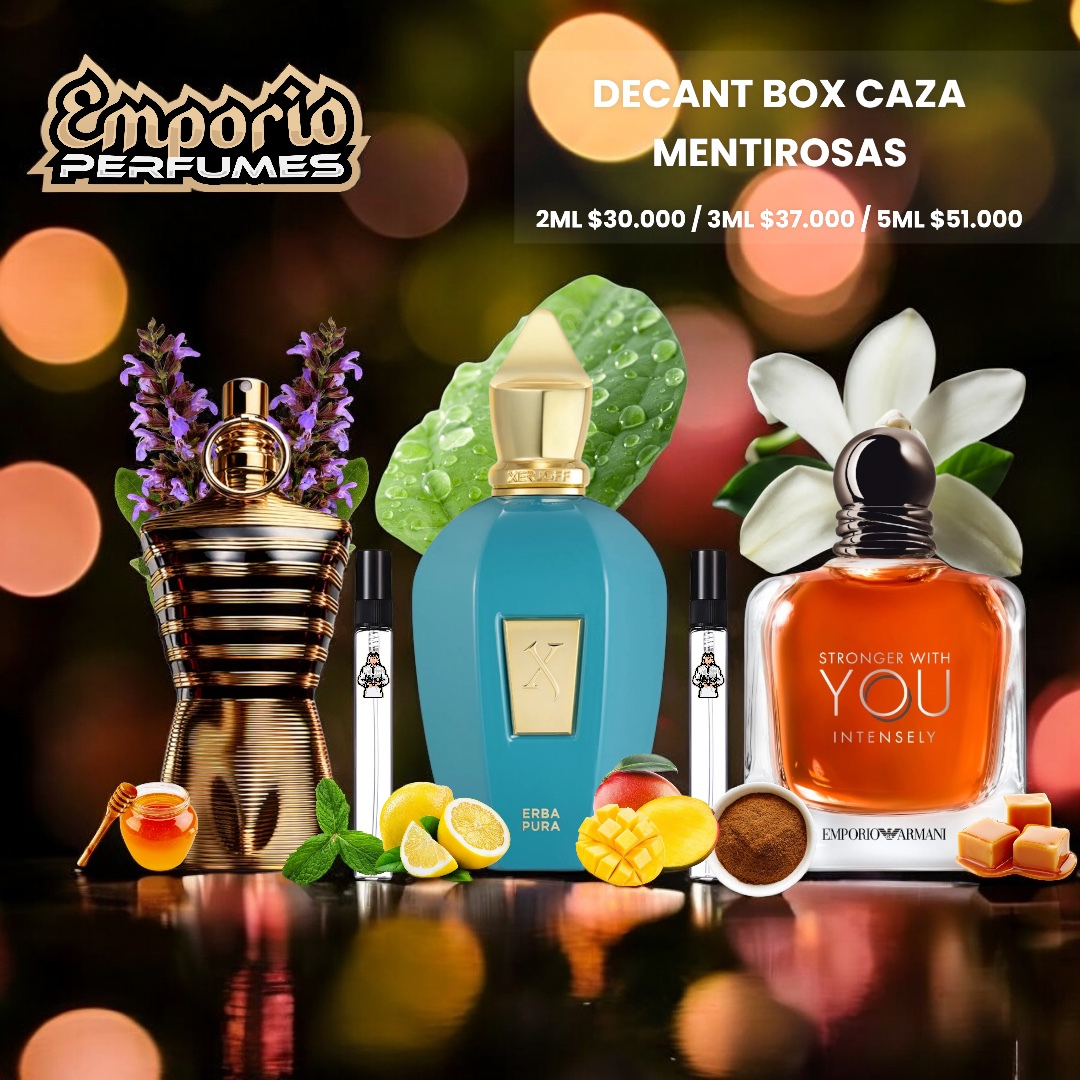 DECANT BOX " CAZA MENTIROSAS "