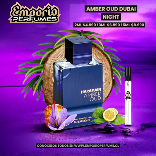 Decants de Amber oud “ Dubai Night “