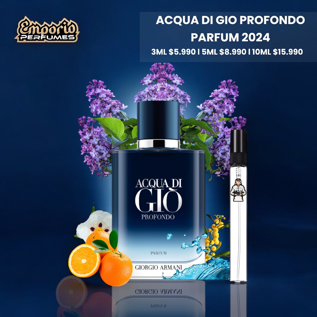 Decants de Acqua Di Gio " Profondo Parfum " 2024