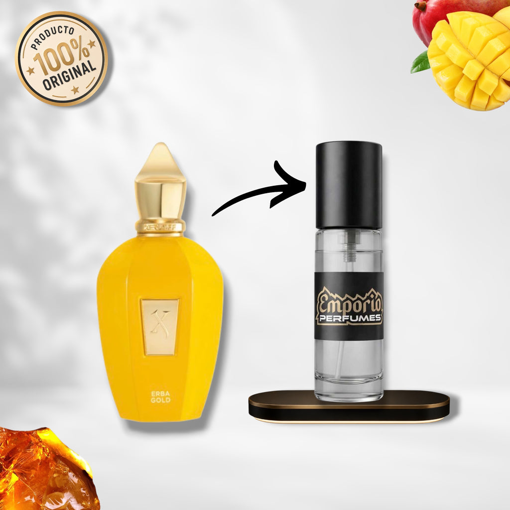 DECANT DE XERJOFF " ERBA GOLD "
