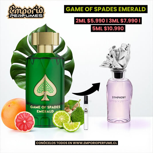 DECANTS DE GAME OF SPADES “ EMERALD “