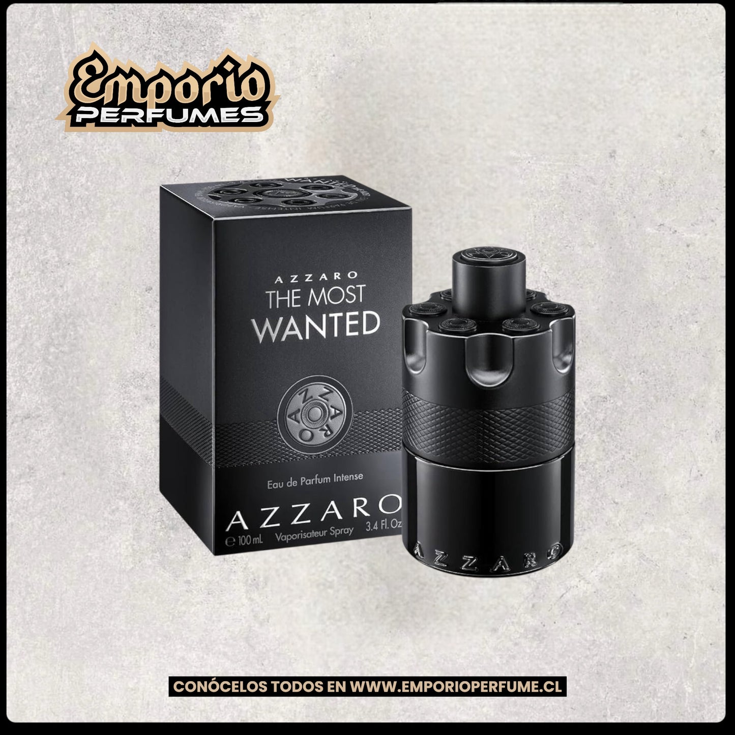 AZZARO THE MOST WANTED EDP INTENSE 100 ML ( Sin celofán )