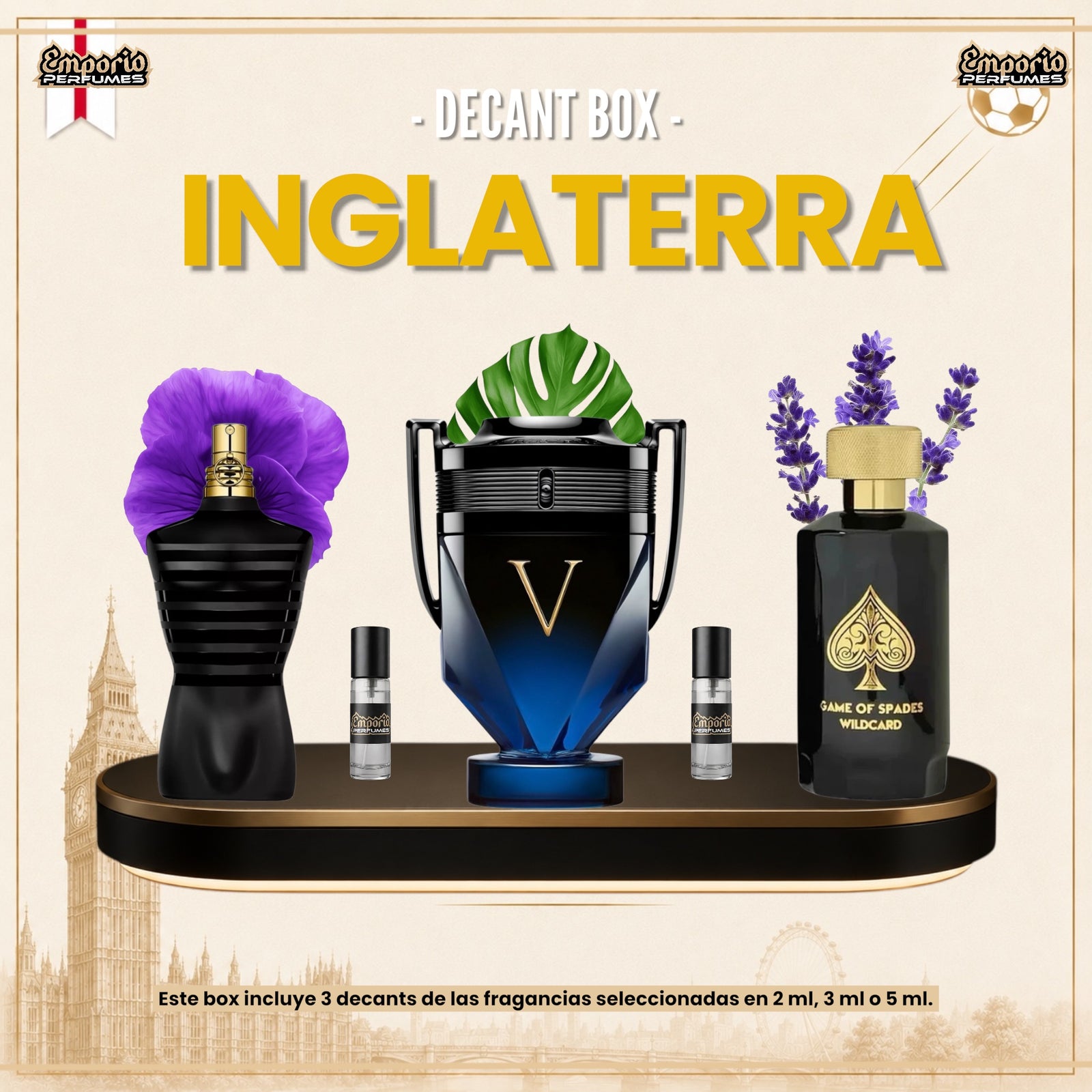 Decant Box Exclusivo Mundial “ Inglaterra “