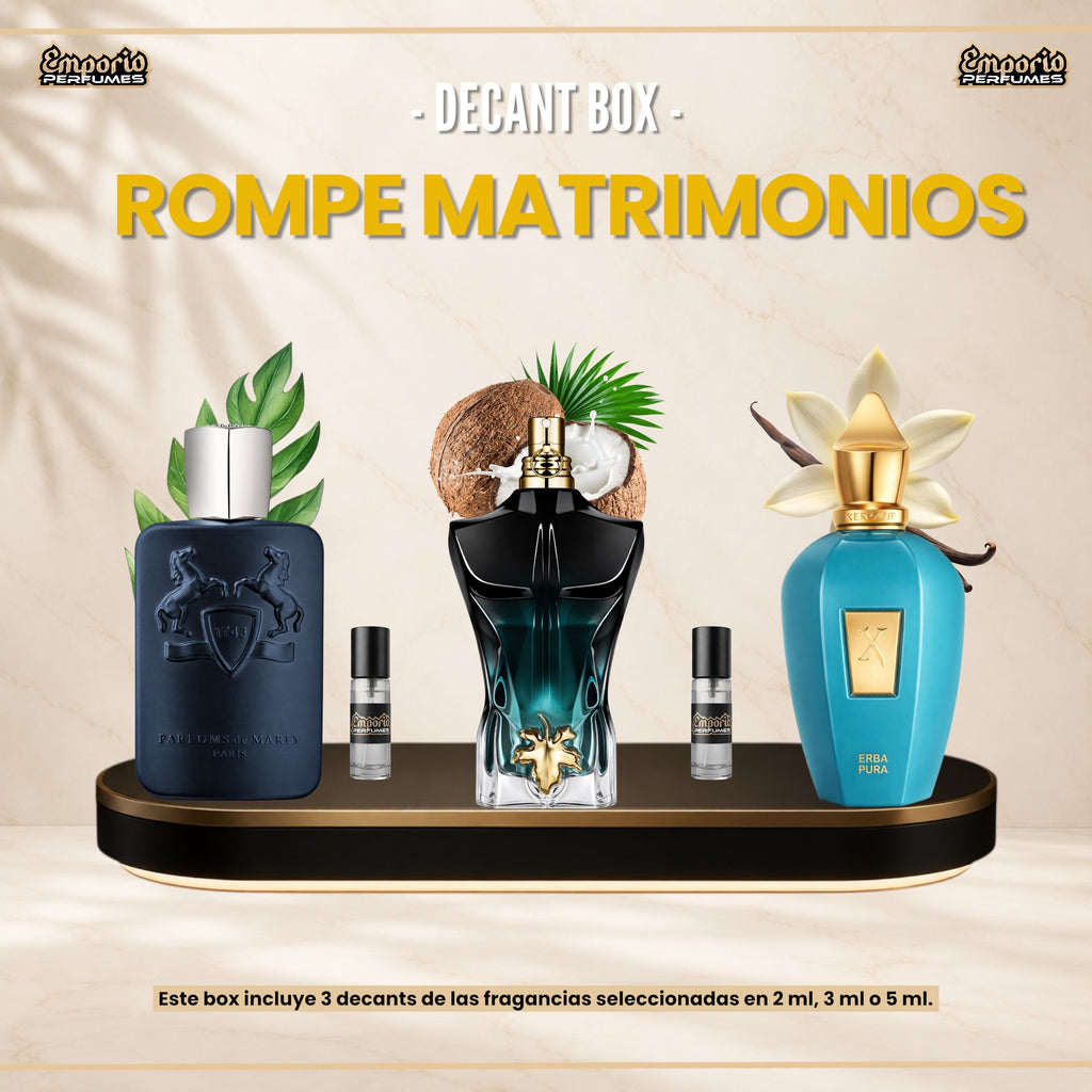Decant Box “ Rompe Matrimonios “