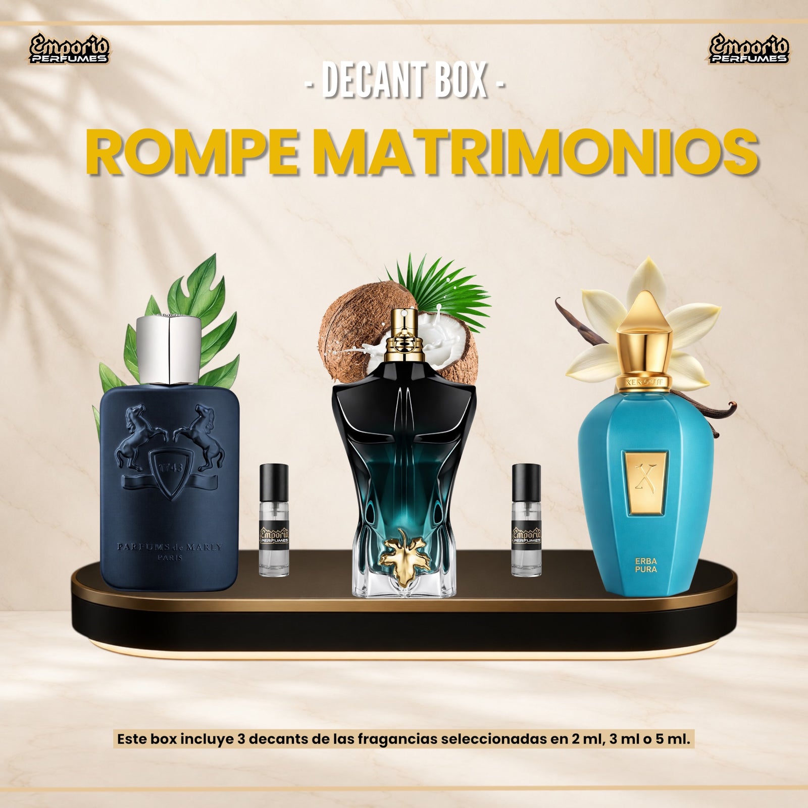 Decant Box “ Rompe Matrimonios “