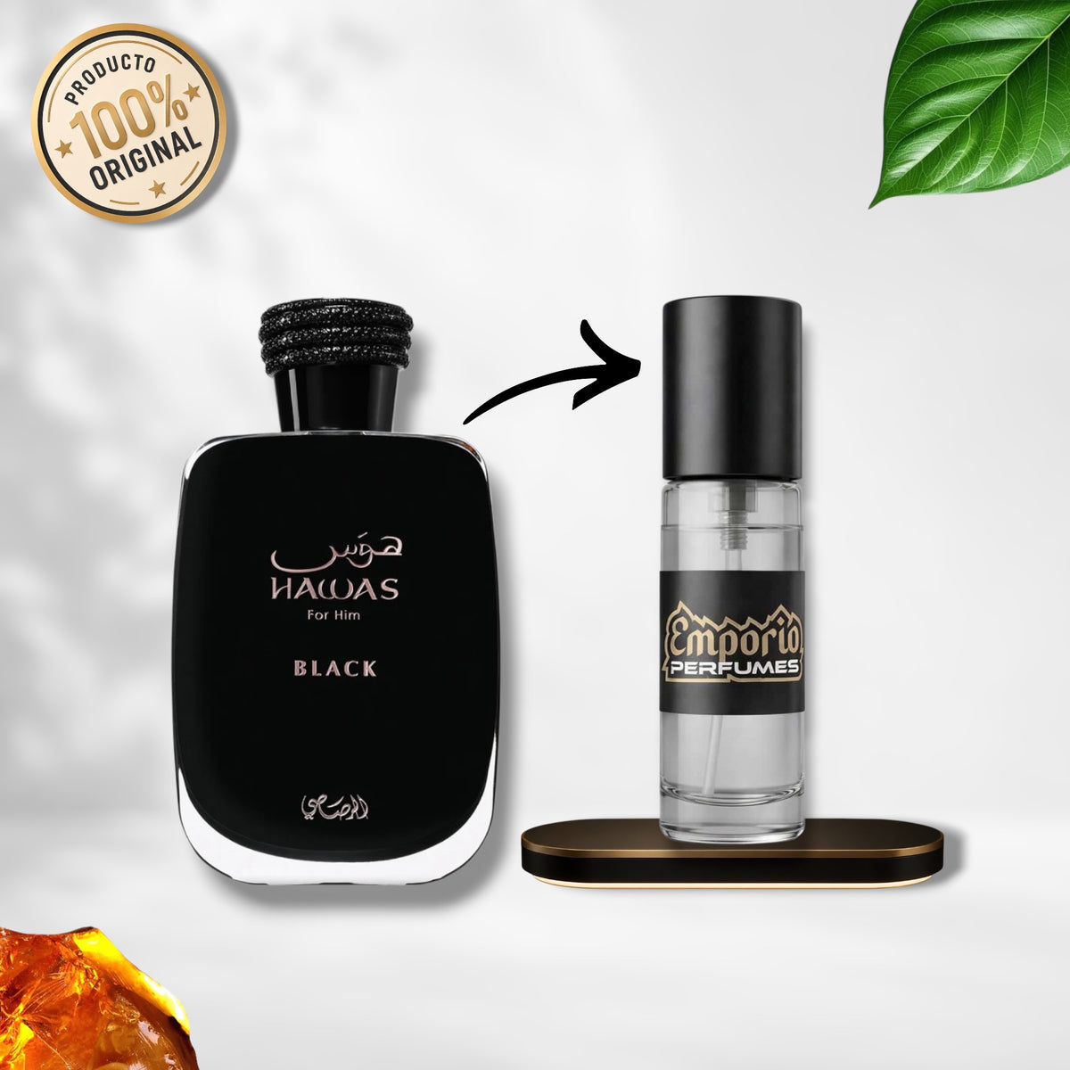 Decants de Rasasi “ Hawas Black “