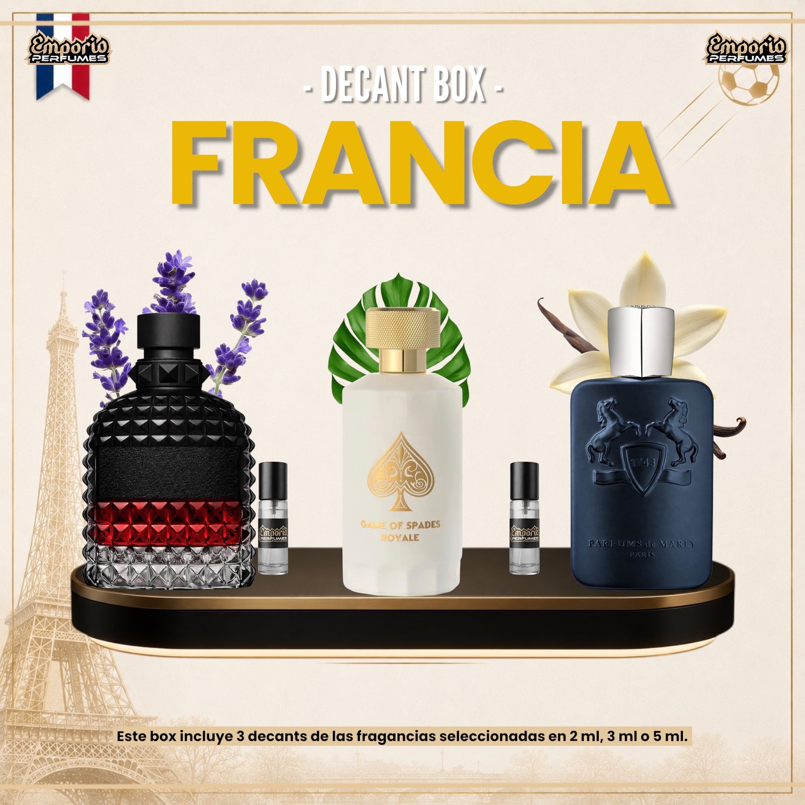 Decant Box Exclusivo Mundial “ Francia “