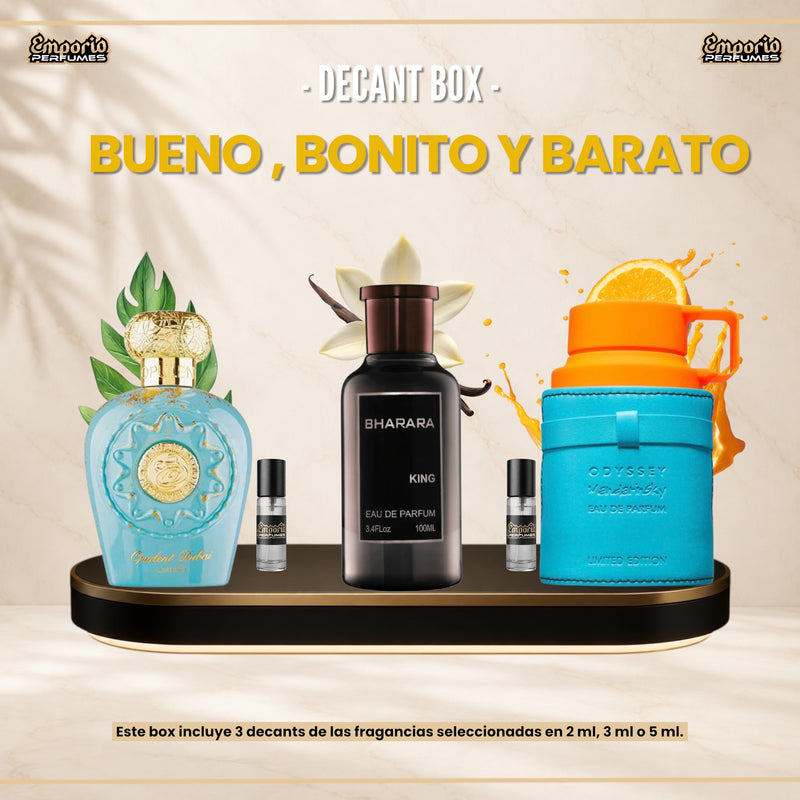 Decant Box “ Bueno , Bonito Y Barato “