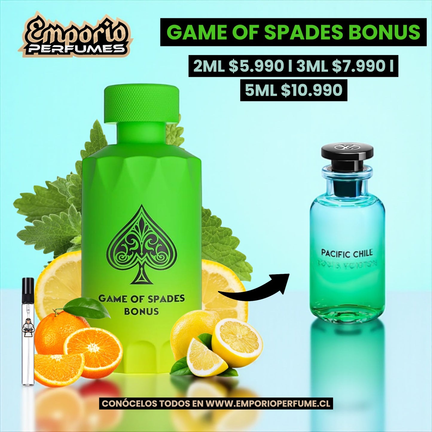 DECANTS DE GAME OF SPADES “ BONUS “