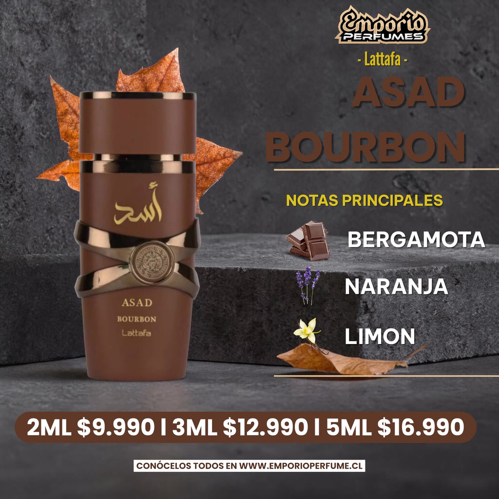 Decants De Lattafa “ Asad Bourbon “