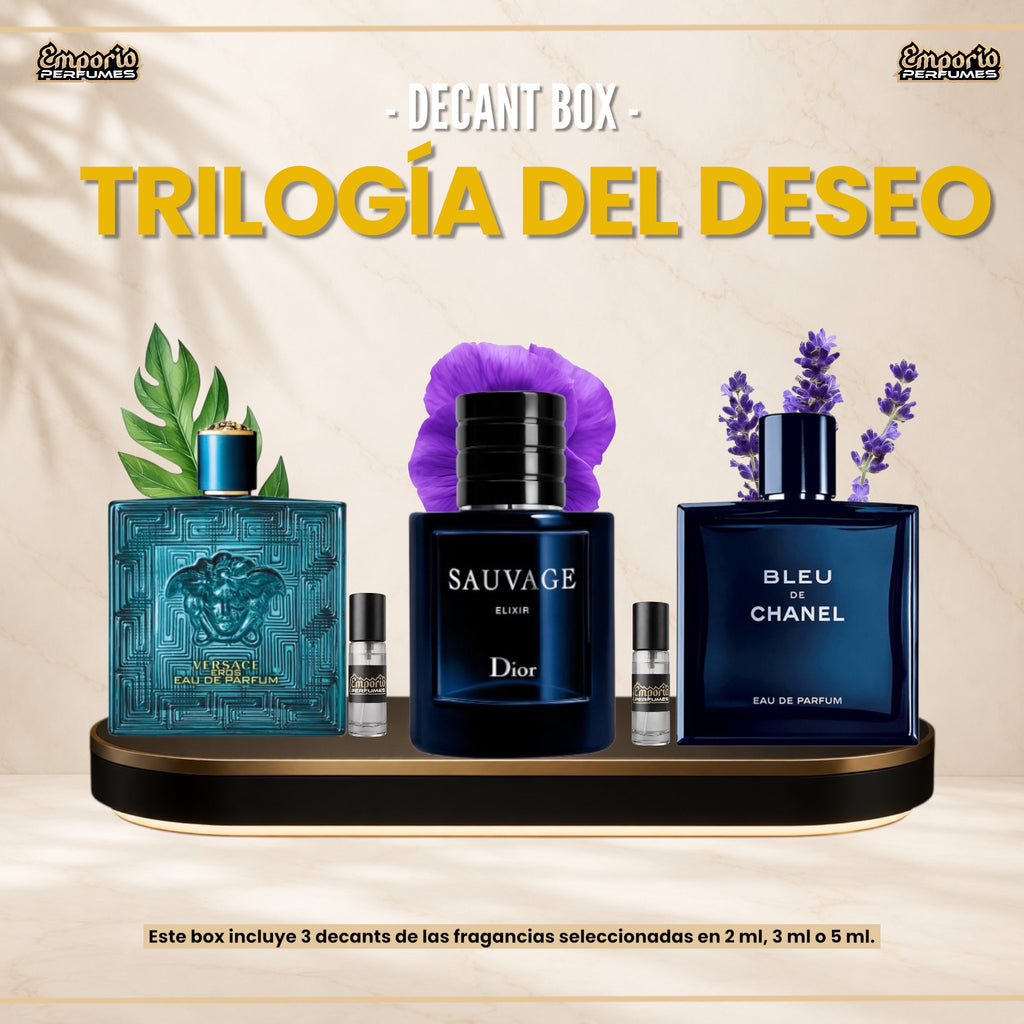 Decant Box “ Trilogía Del Deseo “