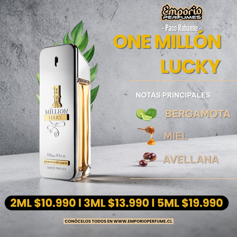 Decant de Paco Rabanne “ One Millon Lucky " Fragancia descontinuada !