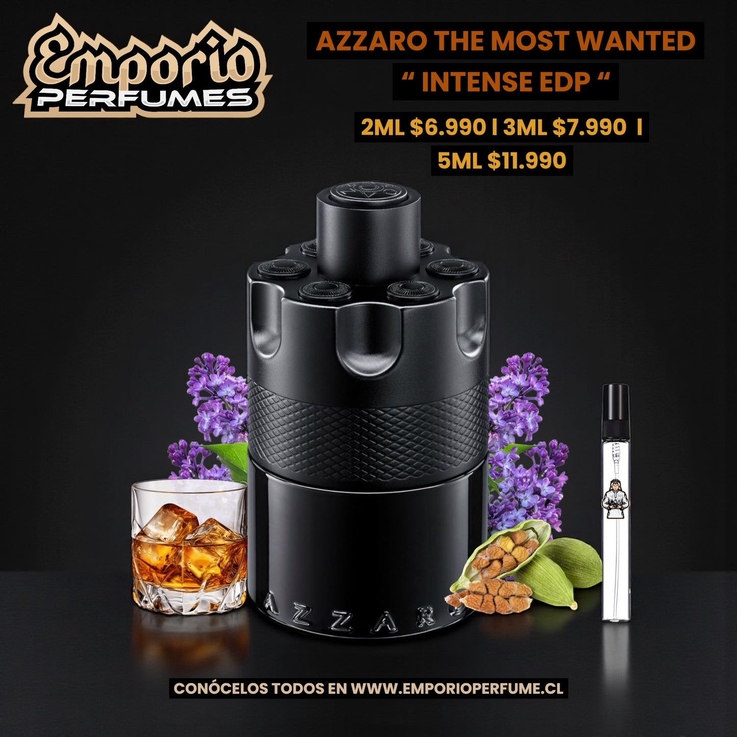 Decant de  Azzaro " the most wanted Intense "