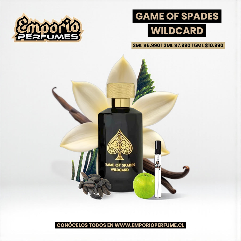Decants de Jo Milano " Game Of Spades Wildcard "