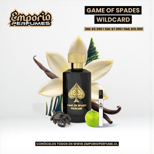 DECANT DE GAME OF SPADES “ WILDCARD “