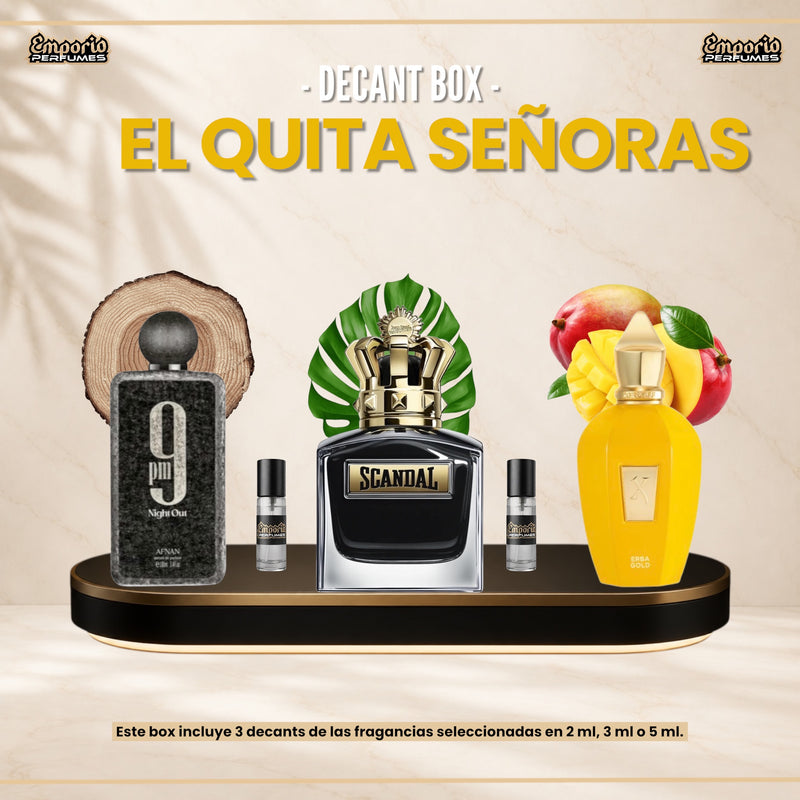 Decant Box “ El Quita Señoras “