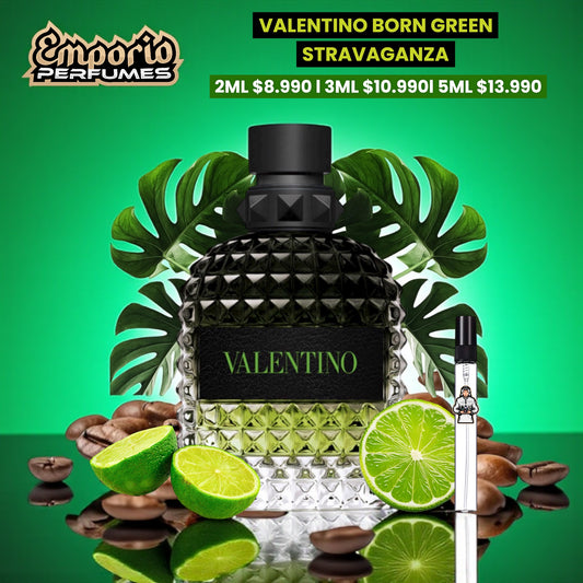 DECANTS DE VALENTINO BORN IN ROMA “ GREEN STRAVANGANZA “