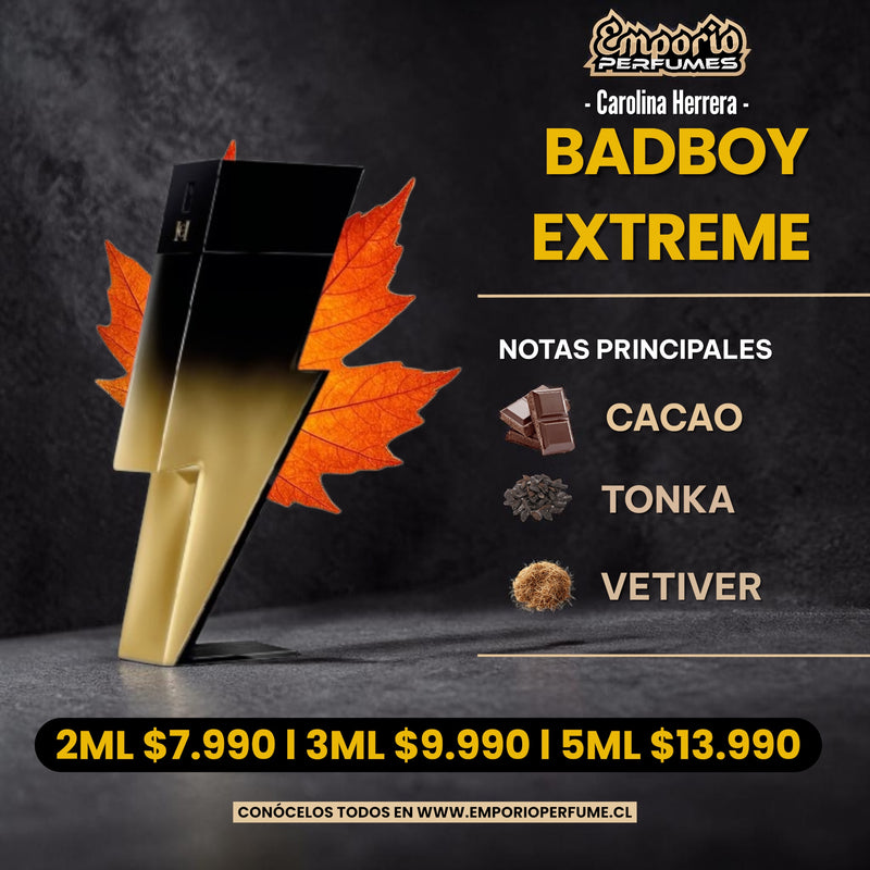 Decants de Carolina Herrera " Bad Boy Extreme "