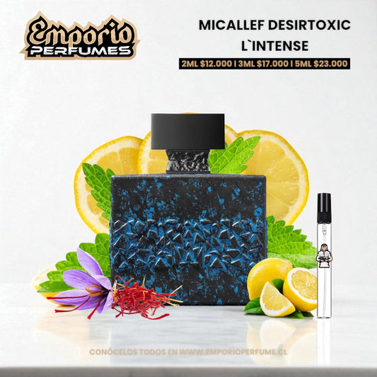 DECANTS DE MICALLEF “ DESIRTOXIC L`INTENSE “