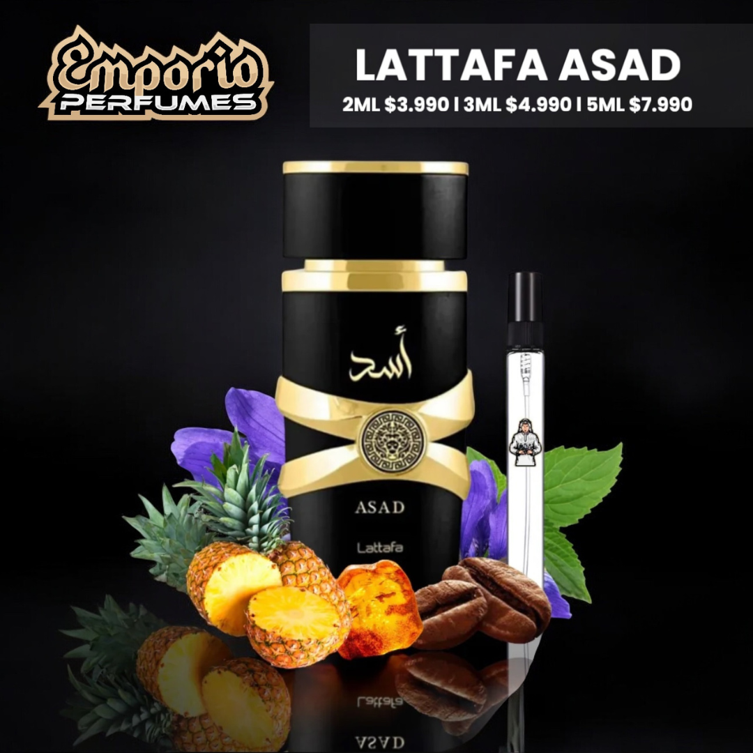 Decants de  Lattafa " Asad "