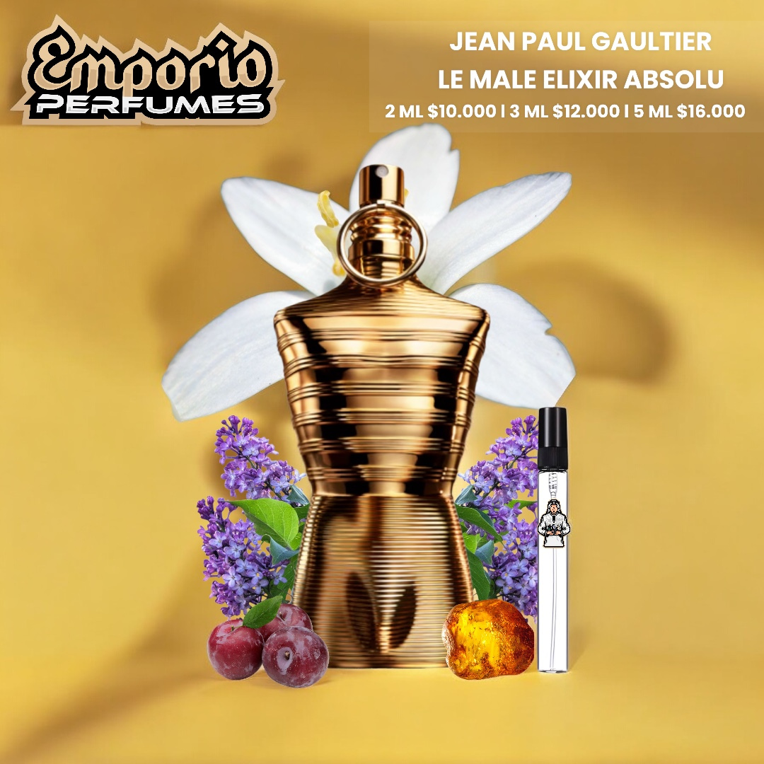 DECANTS DE JEAN PAUL GAULTIER " LE MALE ELIXIR ABSOLU " ULTIMO LANZAMIENTO