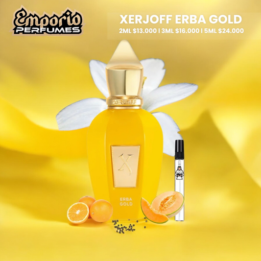 DECANT DE XERJOFF " ERBA GOLD "
