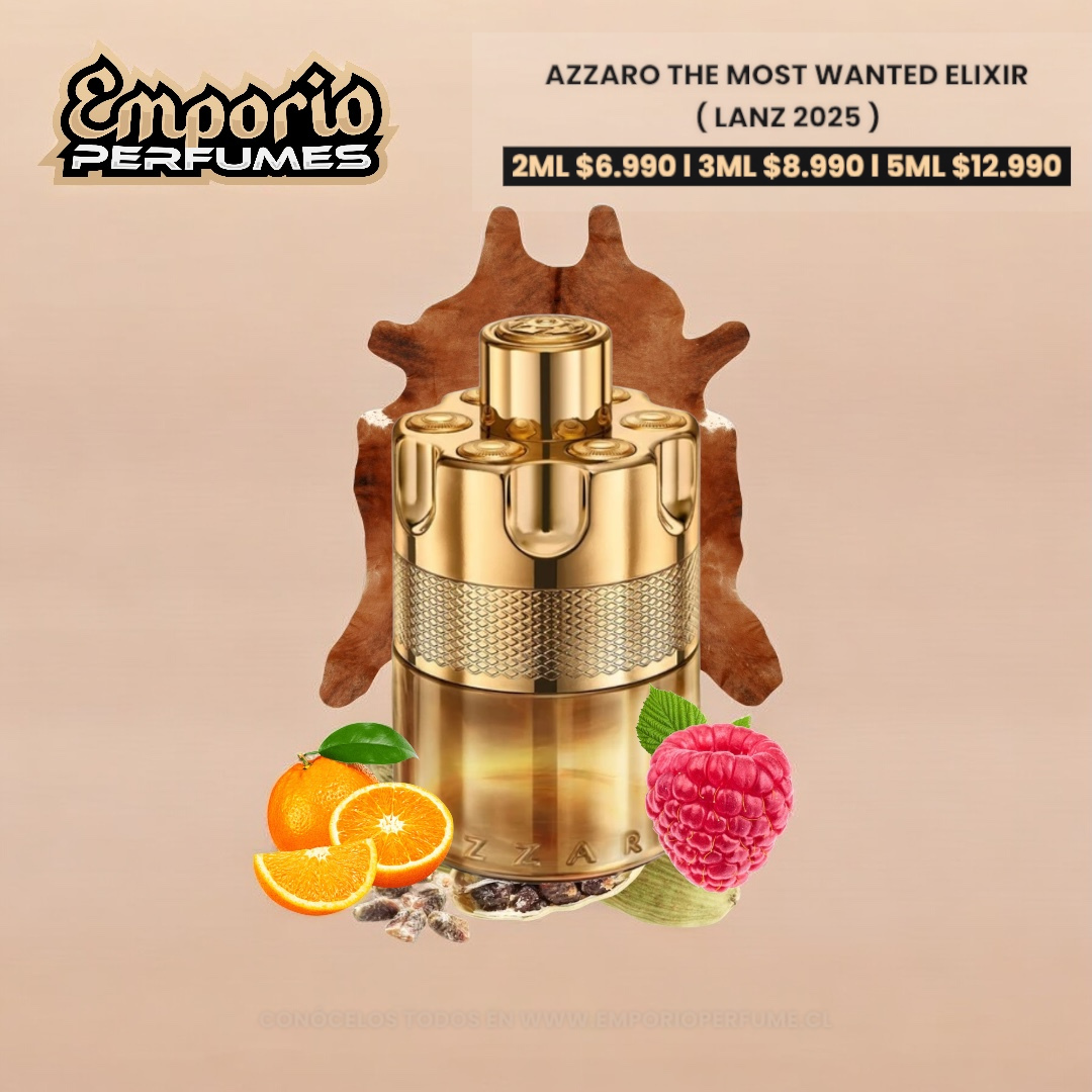 DECANT DE AZZARO FOREVER  WANTED " ELIXIR " ( ULT LANZAMIENTO 2025 )