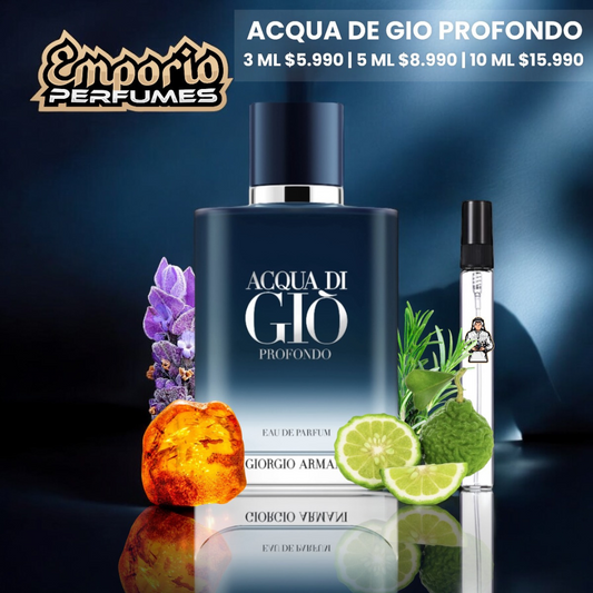 Decants Acqua di Gio “ PROFONDO EAU DE PARFUM “