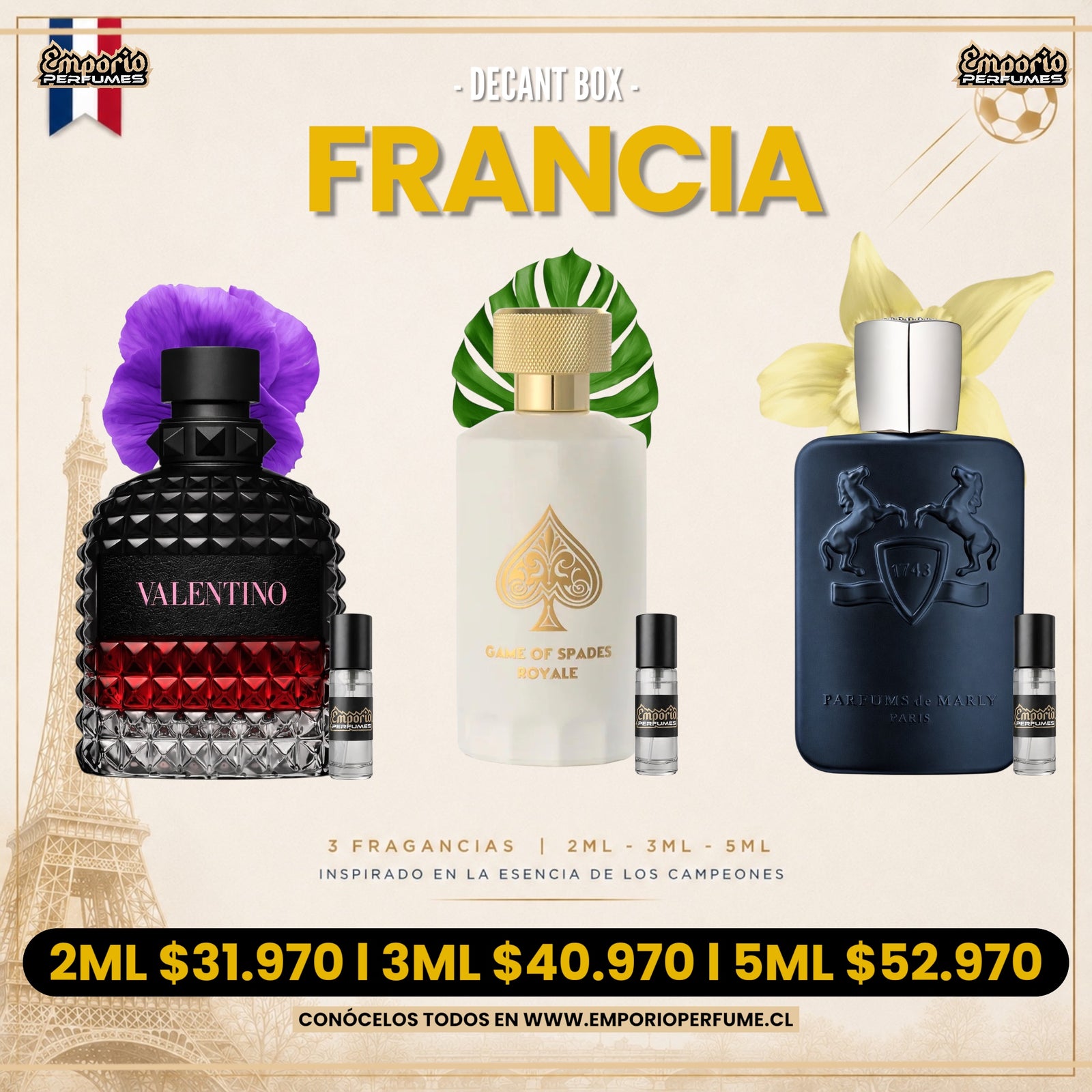 Decant Box Exclusivo Mundial : Francia