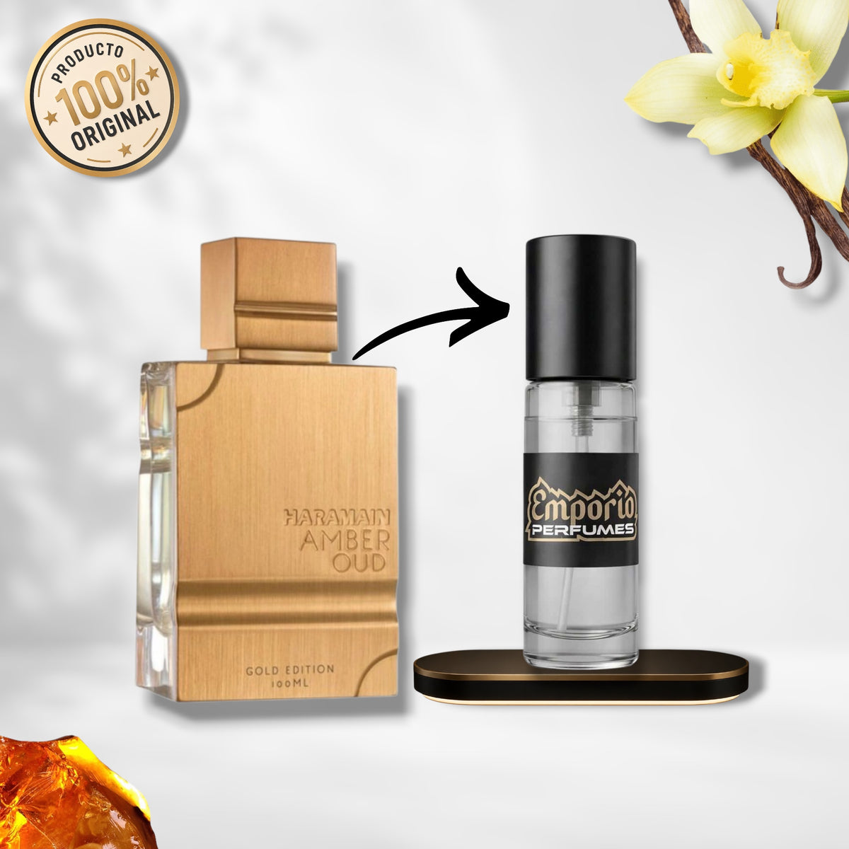 Decants de Alharamain " Amber Oud ( Gold edition ) "
