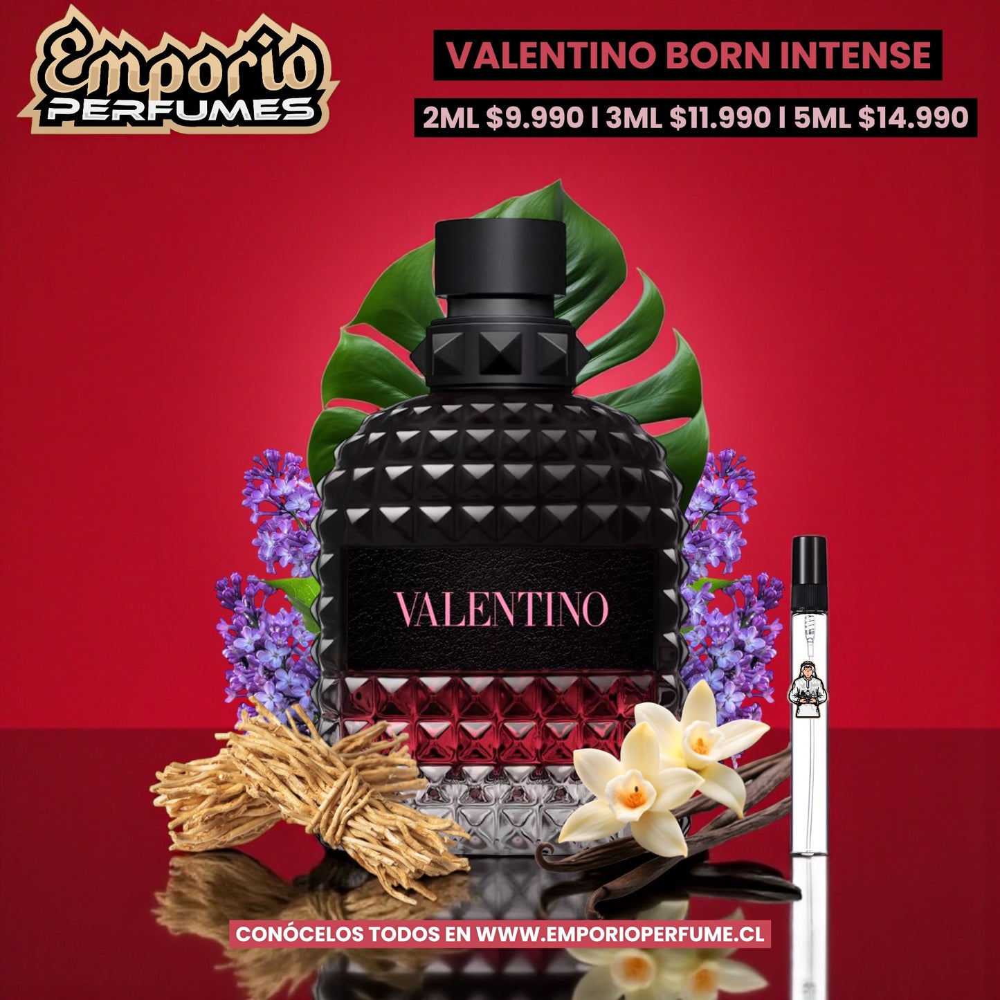 Decants de " Valentino Born in roma Intense "