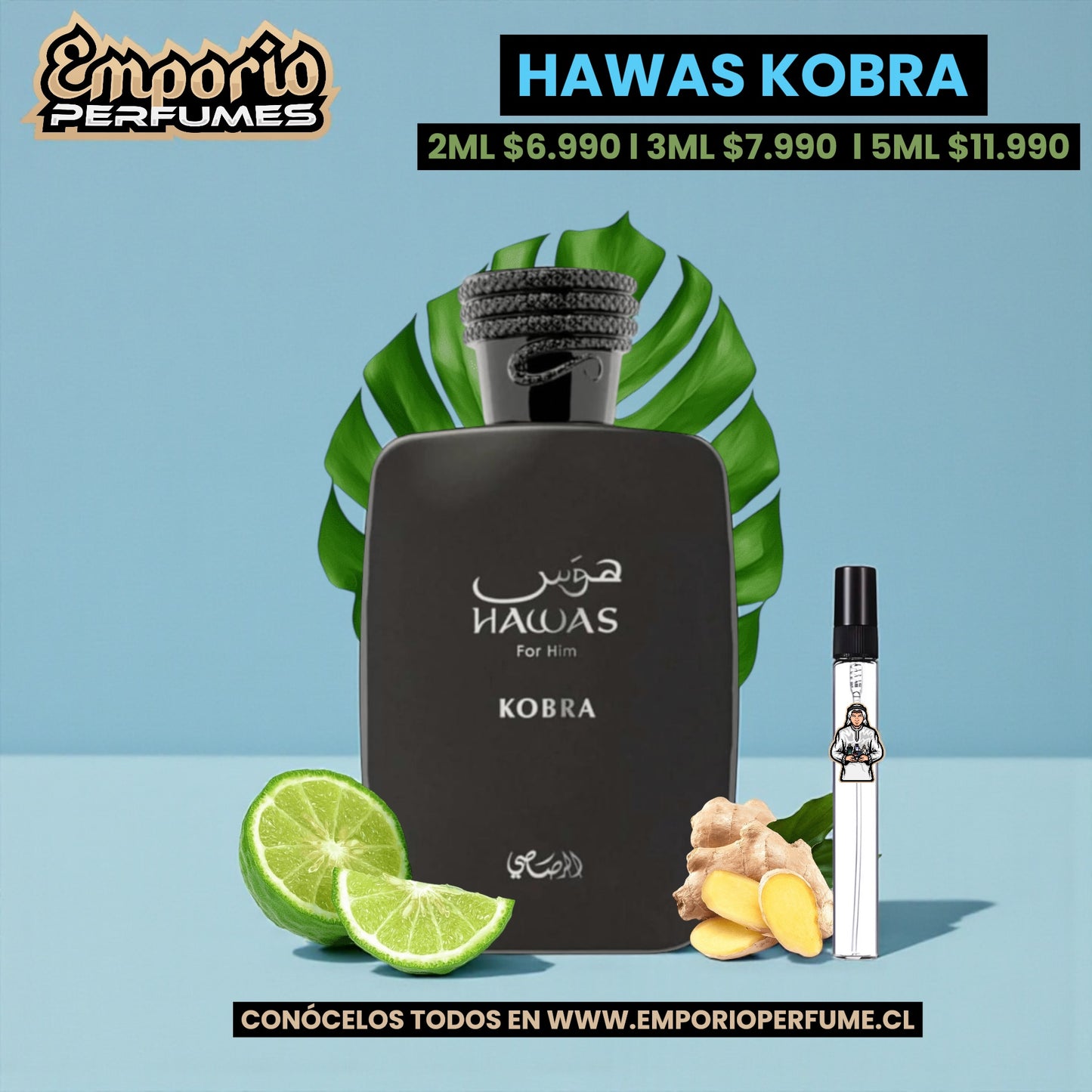 DECANTS DE HAWAS “ KOBRA “