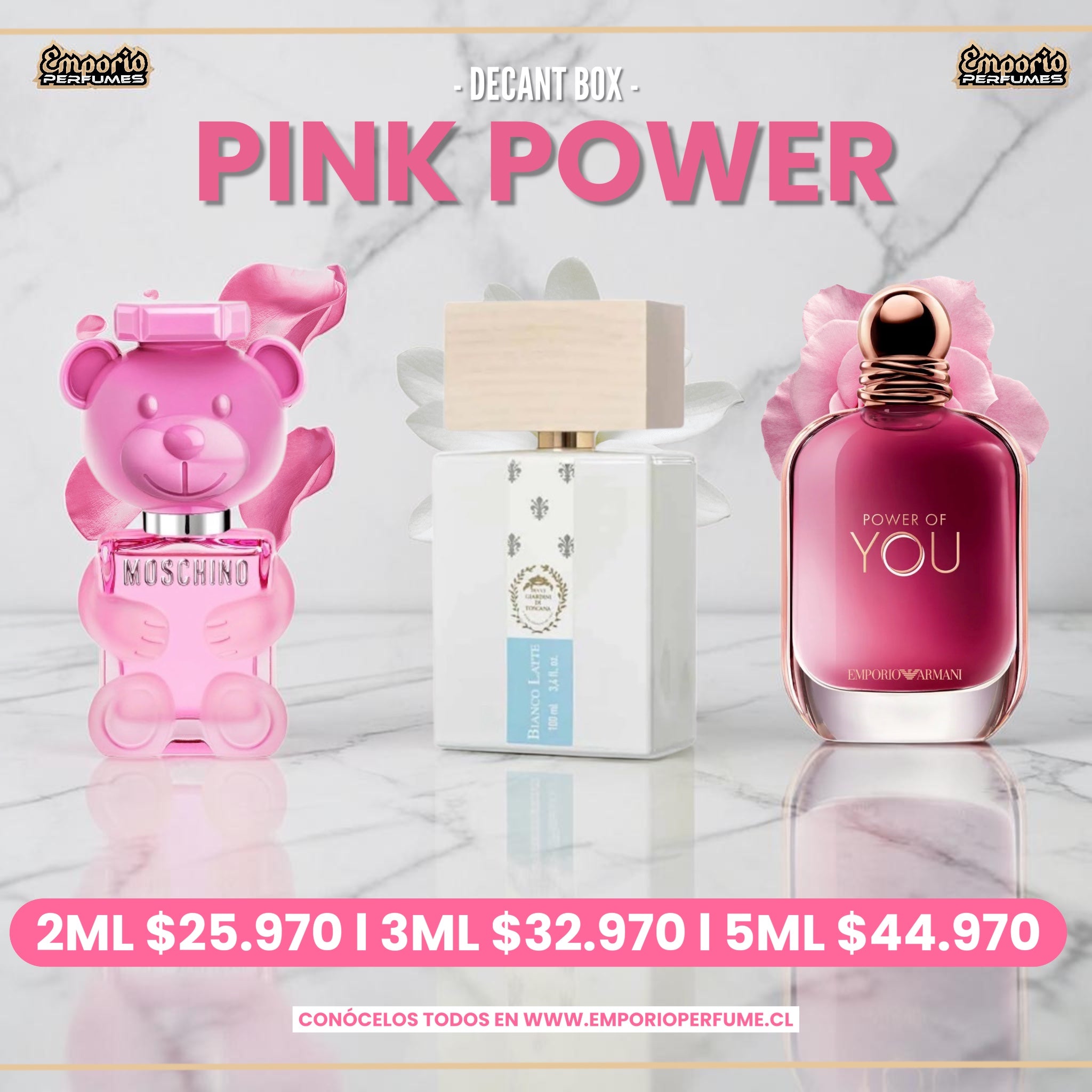 DECANT BOX “ PINK POWER “