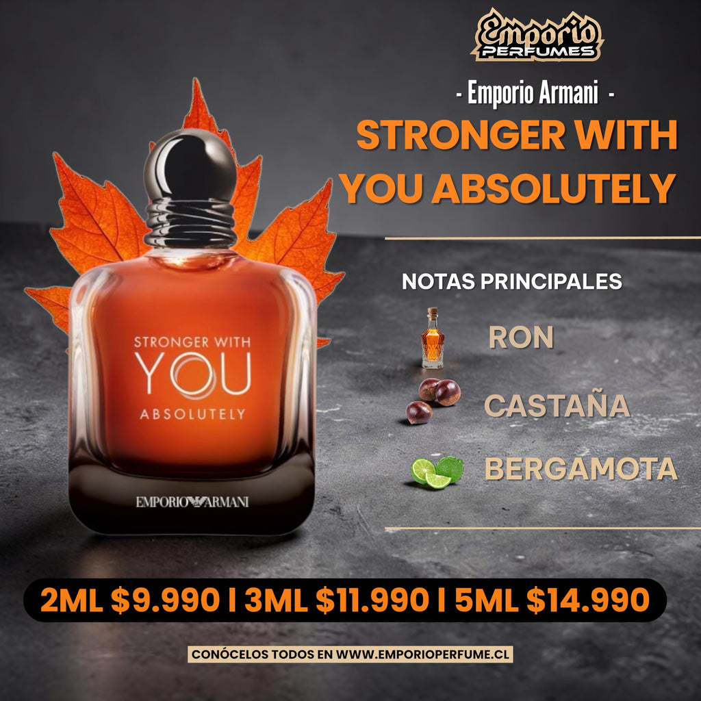 DECANTS DE EMPORIO ARMANI “ STRONGER WITH YOU ABSOLUTELY “