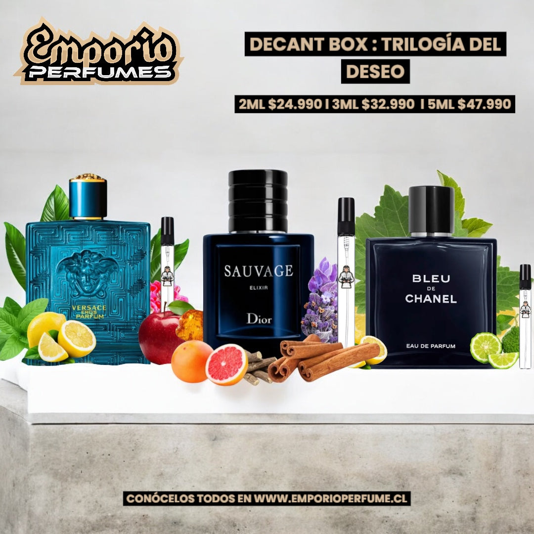 DECANT BOX : TRILOGÍA DEL DESEO