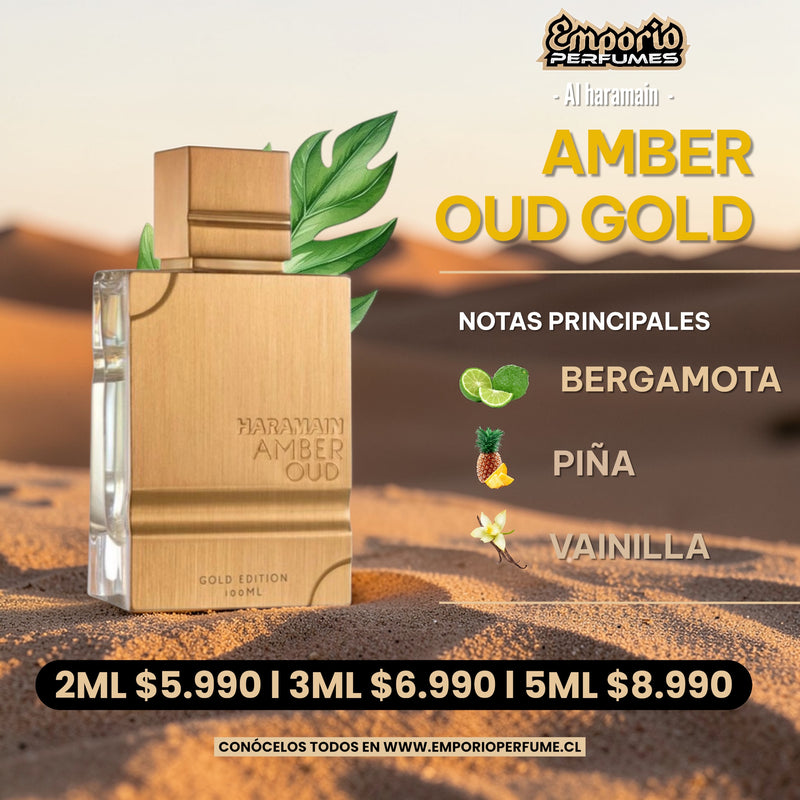Decants de Alharamain " Amber Oud ( Gold edition ) "