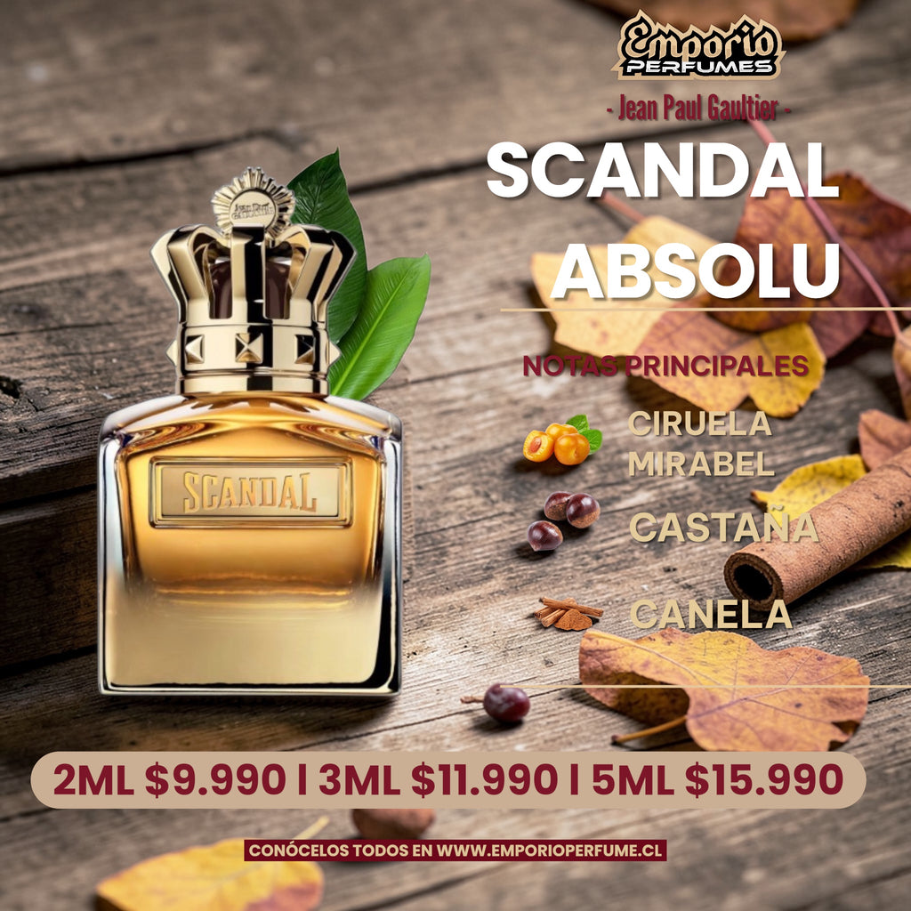Decants de Jean Paul Gaultier " Scandal Absolu "