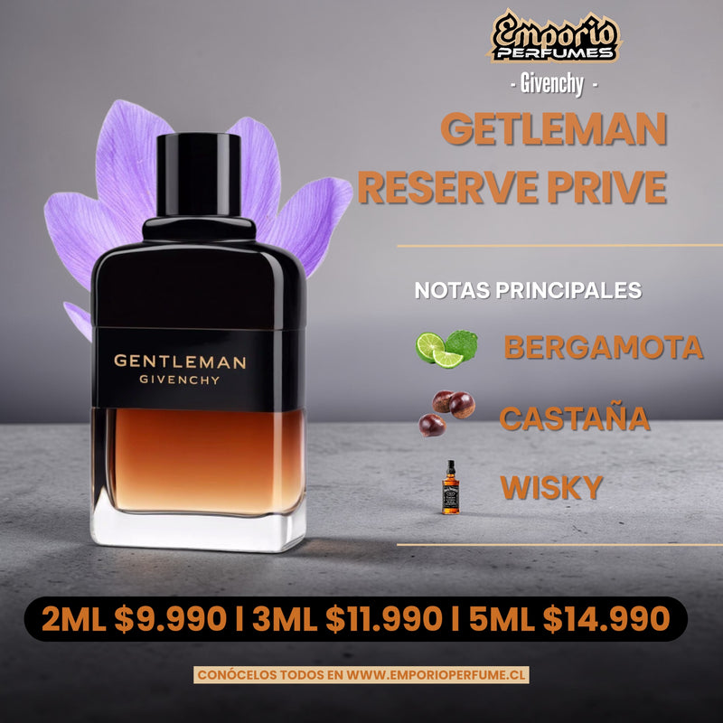 Decants de Givenchy " Gentleman Reserve Privee "