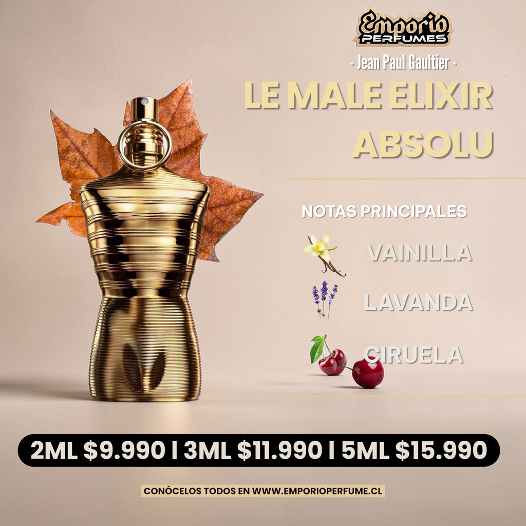 Decants de Jean Paul Gaultier  " Le Male Elixir Absolu "
