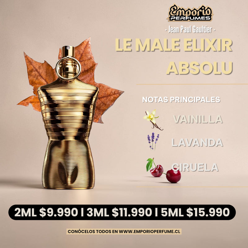 Decants de Jean Paul Gaultier  " Le Male Elixir Absolu "