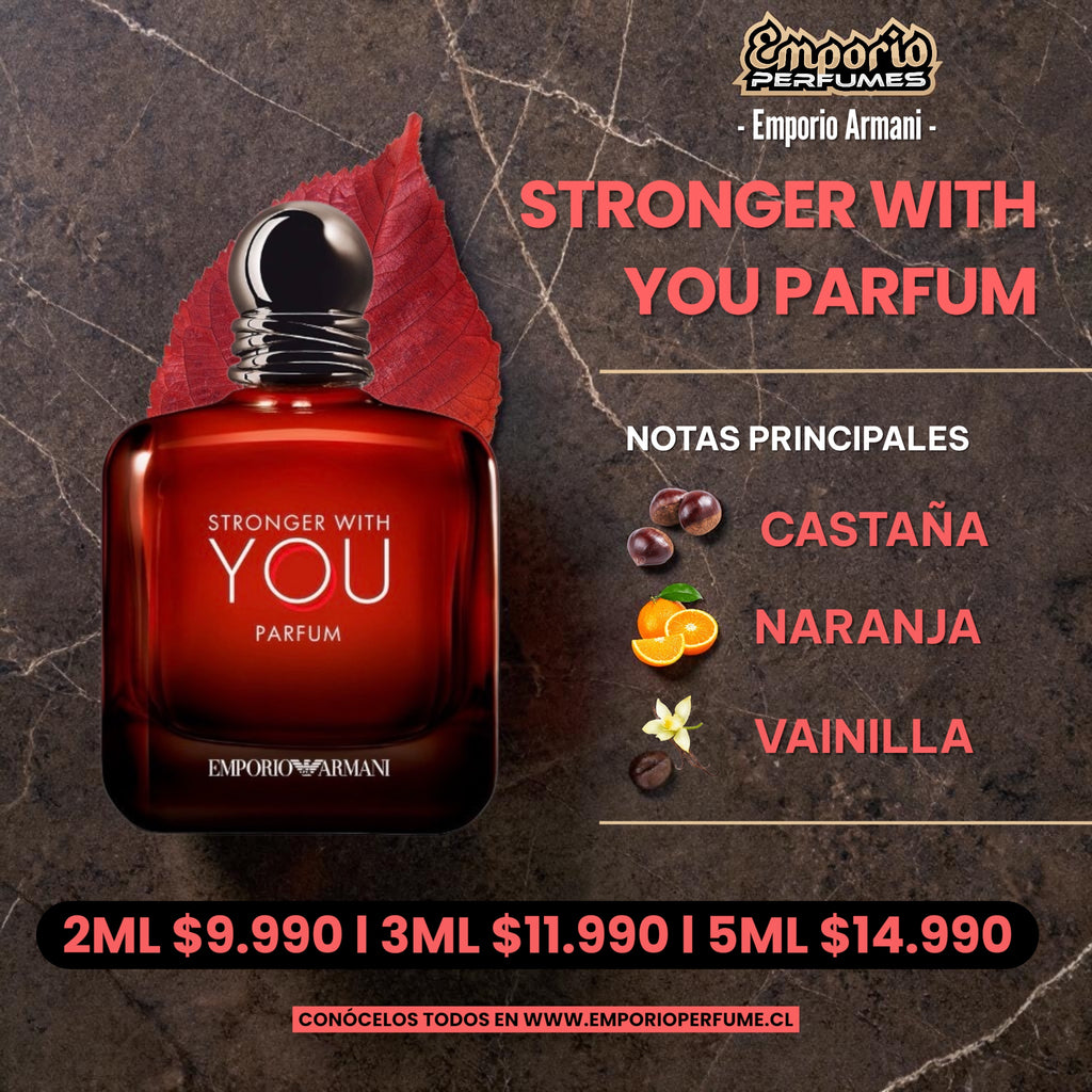 Decants de Emporio Armani " Stronger With You Parfum "