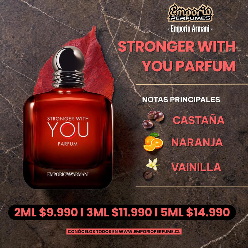 Decants de Emporio Armani " Stronger With You Parfum "