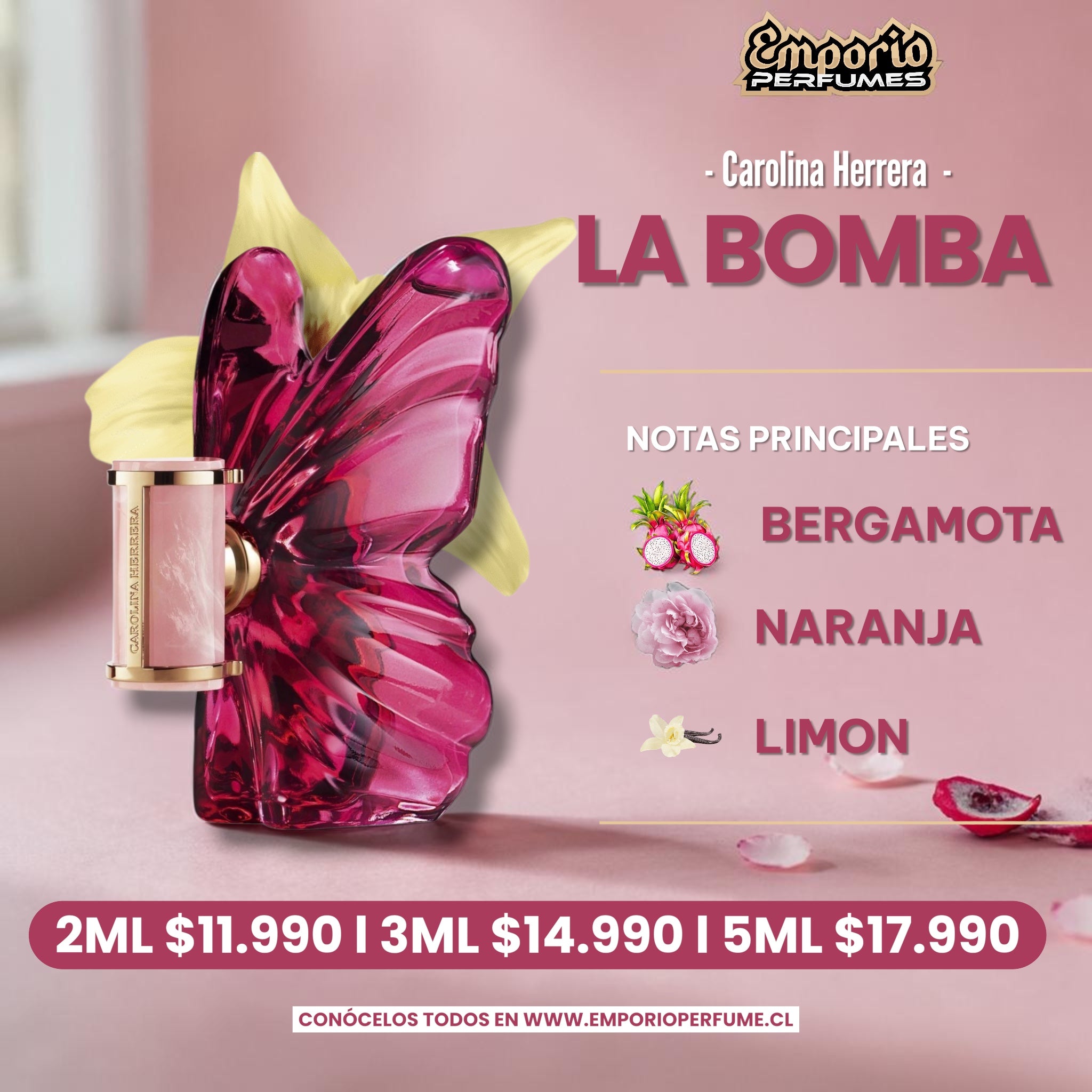DECANTS DE CAROLINA HERRERA " LA BOMBA "