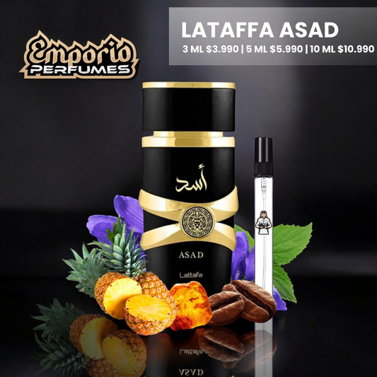 Decants de  Lattafa " Asad "