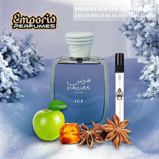 Decants de Hawas de rasasi ( ICE )