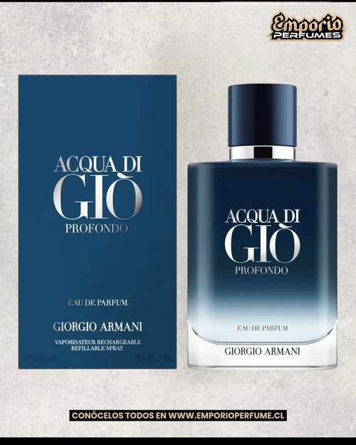 ACQUA DI GIO PROFONDO EAU DE PARFUM 100 ML - emporioperfumes