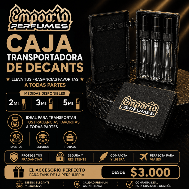 CAJA TRANSPORTADORA , Ya no tienes excusas para no llevar tus decants ! - emporioperfumes