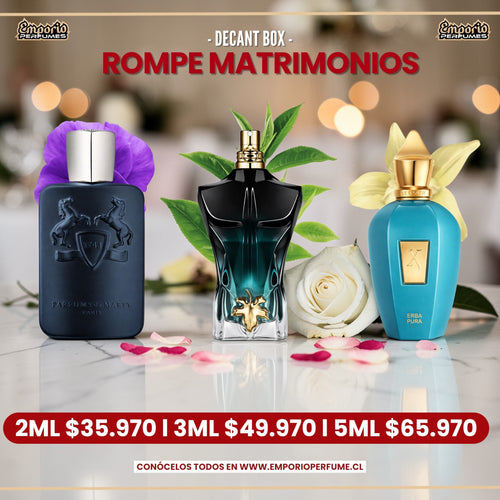 DECANT BOX " ROMPE MATRIMONIOS " - emporioperfumes