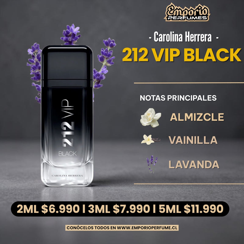 DECANTS CAROLINA HERRERA " 212 VIP BLACK " - emporioperfumes
