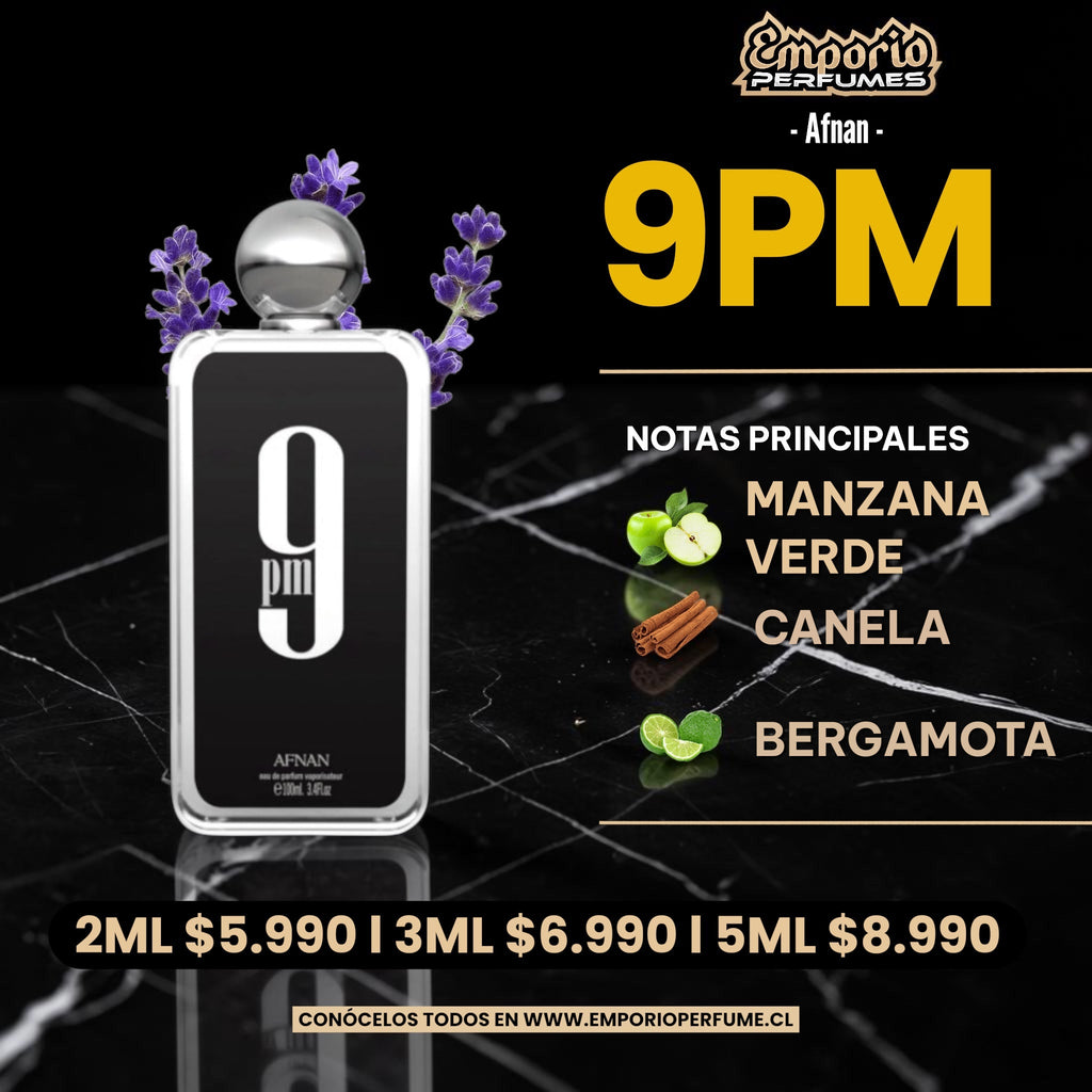 Decants de Afnan " 9 PM " - emporioperfumes